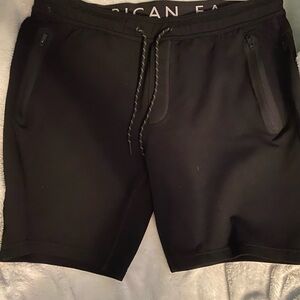 American Eagle Outfitters Men's Athletic Black Shorts